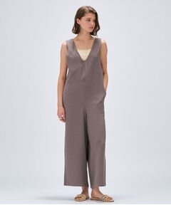 cloenc / クロエンス サロペット・オールインワン | 【手洗い可】キーネックオーバーサロペット