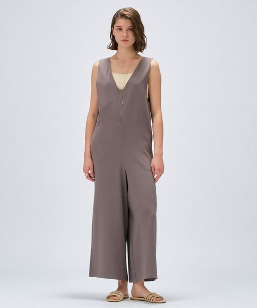 cloenc / クロエンス サロペット・オールインワン | 【手洗い可】キーネックオーバーサロペット | 詳細1