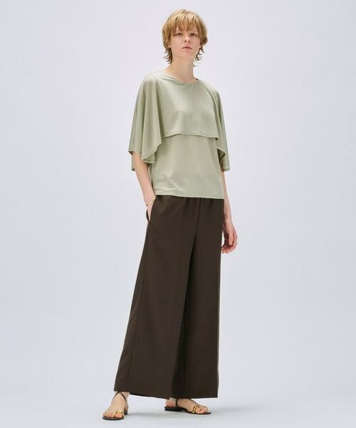 cloenc / クロエンス パンツ | 【セットアップ／手洗い可】ドライタッチイージーワイドパンツ | 詳細10