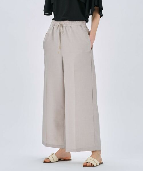 cloenc / クロエンス パンツ | 【セットアップ／手洗い可】ドライタッチイージーワイドパンツ | 詳細2