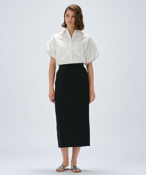 cloenc / クロエンス シャツ・ブラウス | 【手洗い可】シアーローンフリルブラウス | 詳細1