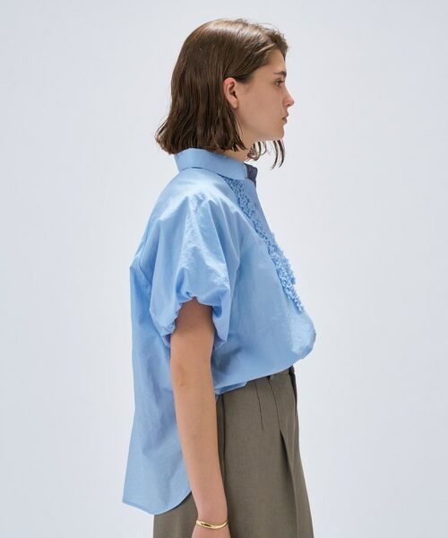cloenc / クロエンス シャツ・ブラウス | 【手洗い可】シアーローンフリルブラウス | 詳細10