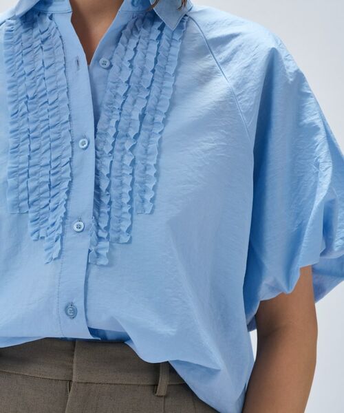 cloenc / クロエンス シャツ・ブラウス | 【手洗い可】シアーローンフリルブラウス | 詳細12