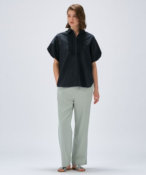 cloenc / クロエンス シャツ・ブラウス | 【手洗い可】シアーローンフリルブラウス | 詳細13
