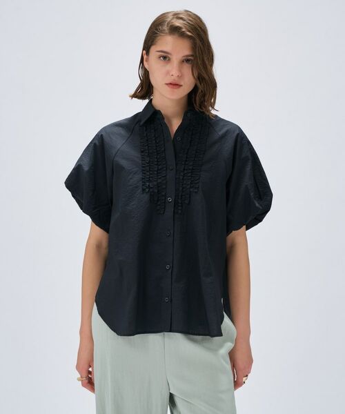 cloenc / クロエンス シャツ・ブラウス | 【手洗い可】シアーローンフリルブラウス | 詳細14