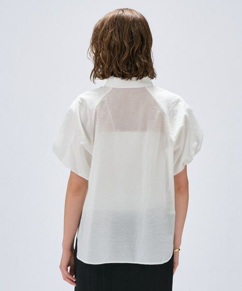 cloenc / クロエンス シャツ・ブラウス | 【手洗い可】シアーローンフリルブラウス | 詳細4