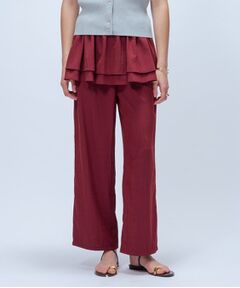 cloenc / クロエンス パンツ | 【手洗い可】3wayペプラムワイドパンツ