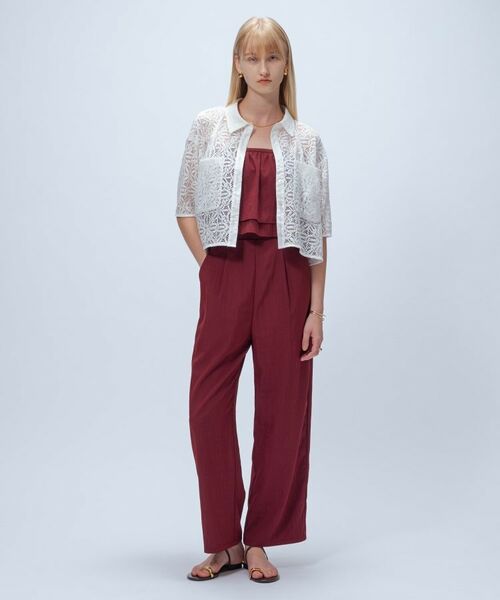 cloenc / クロエンス パンツ | 【手洗い可】3wayペプラムワイドパンツ | 詳細19