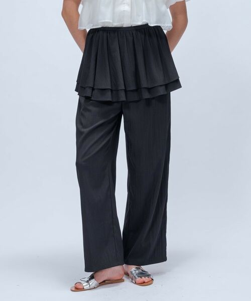 cloenc / クロエンス パンツ | 【手洗い可】3wayペプラムワイドパンツ | 詳細26