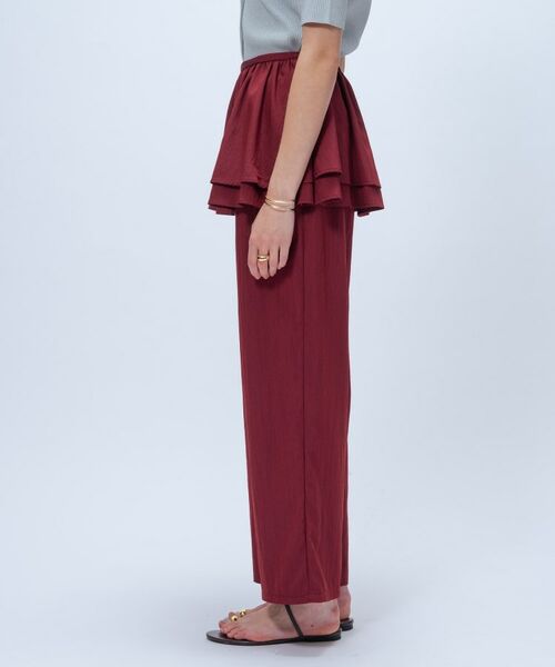 cloenc / クロエンス パンツ | 【手洗い可】3wayペプラムワイドパンツ | 詳細7