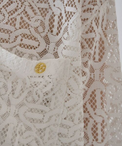 cloenc / クロエンス シャツ・ブラウス | 【手洗い可】レースポロシャツ | 詳細21