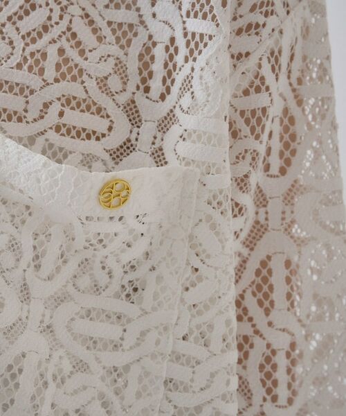 cloenc / クロエンス シャツ・ブラウス | 【手洗い可】レースポロシャツ | 詳細24