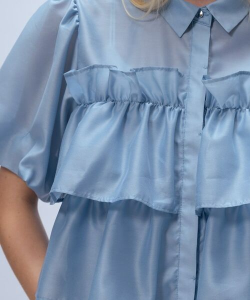 cloenc / クロエンス シャツ・ブラウス | 【手洗い可】シアーローンティアードブラウス | 詳細20