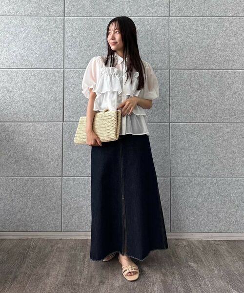 cloenc / クロエンス シャツ・ブラウス | 【手洗い可】シアーローンティアードブラウス | 詳細21