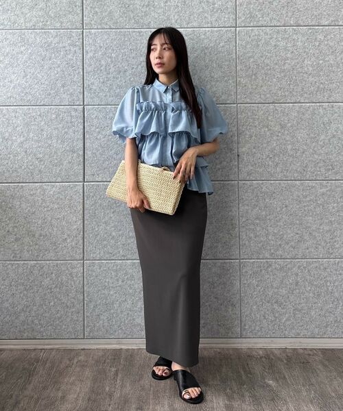 cloenc / クロエンス シャツ・ブラウス | 【手洗い可】シアーローンティアードブラウス | 詳細23