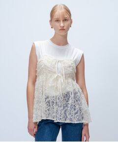 cloenc / クロエンス キャミソール・チューブトップ | 【手洗い可】レースキャミソール