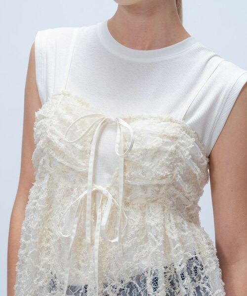 cloenc / クロエンス キャミソール・チューブトップ | 【手洗い可】レースキャミソール | 詳細6