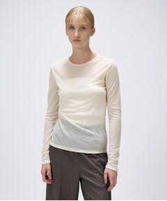 cloenc / クロエンス カットソー | 【手洗い可】シアークルーネックプルオーバー