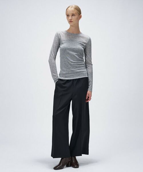 cloenc / クロエンス カットソー | 【手洗い可】シアークルーネックプルオーバー | 詳細11