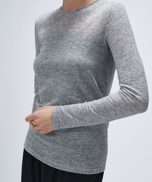 cloenc / クロエンス カットソー | 【手洗い可】シアークルーネックプルオーバー | 詳細15