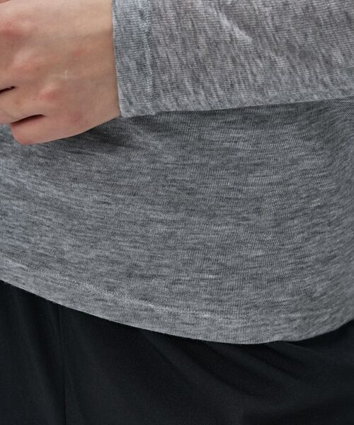 cloenc / クロエンス カットソー | 【手洗い可】シアークルーネックプルオーバー | 詳細17