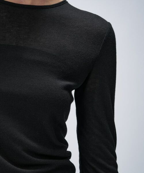 cloenc / クロエンス カットソー | 【手洗い可】シアークルーネックプルオーバー | 詳細22