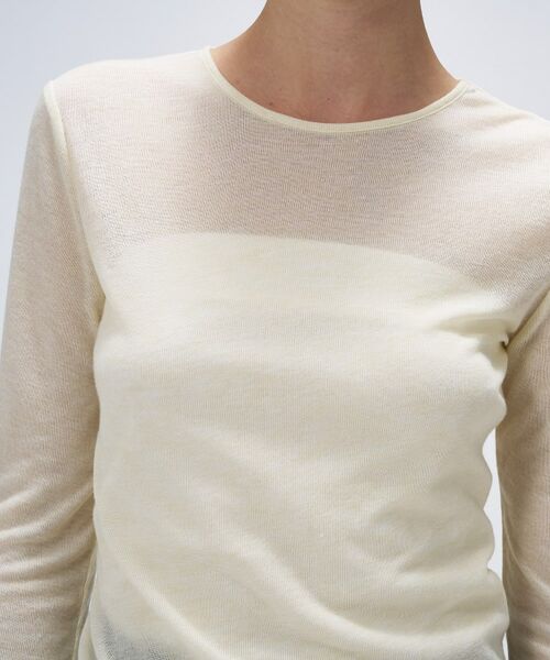cloenc / クロエンス カットソー | 【手洗い可】シアークルーネックプルオーバー | 詳細5
