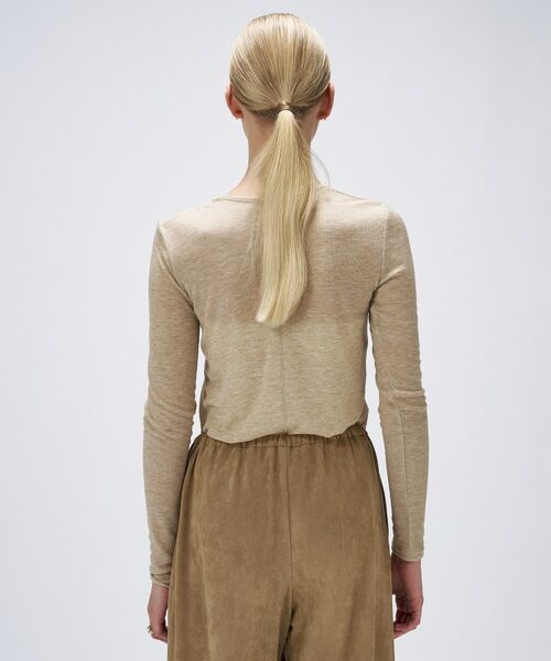 cloenc / クロエンス カットソー | 【手洗い可】シアークルーネックプルオーバー | 詳細9