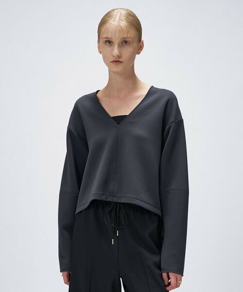 cloenc/クロエンス 【セットアップ/マシンウォッシュ】深Vネックダンボールプルオーバー チャコールグレー(914) 02(M) cloenc/クロエンス 【セットアップ/マシンウォッシュ】深Vネックダンボールプルオーバー チャコールグレー(914) 02(M)