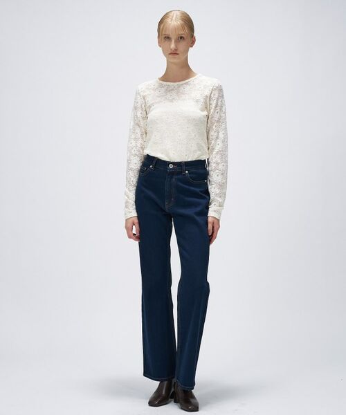 cloenc / クロエンス カットソー | 【マシンウォッシュ】フラワーレースプルオーバー | 詳細1