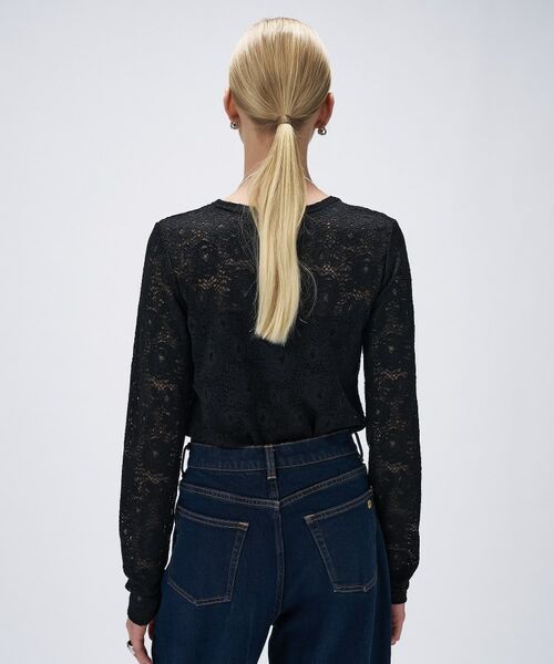 cloenc / クロエンス カットソー | 【マシンウォッシュ】フラワーレースプルオーバー | 詳細12