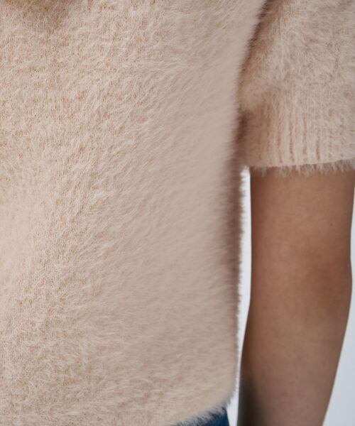 cloenc / クロエンス ニット・セーター | 【手洗い可】フェザーヤーンハーフスリーブニット | 詳細10