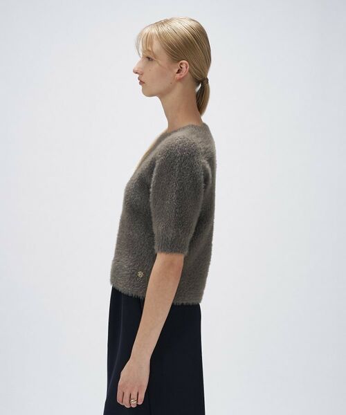 cloenc / クロエンス ニット・セーター | 【手洗い可】フェザーヤーンハーフスリーブニット | 詳細13