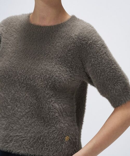 cloenc / クロエンス ニット・セーター | 【手洗い可】フェザーヤーンハーフスリーブニット | 詳細16