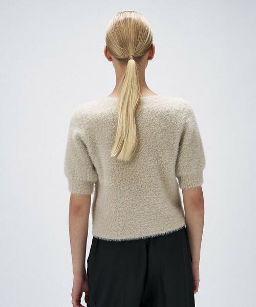 cloenc / クロエンス ニット・セーター | 【手洗い可】フェザーヤーンハーフスリーブニット | 詳細4