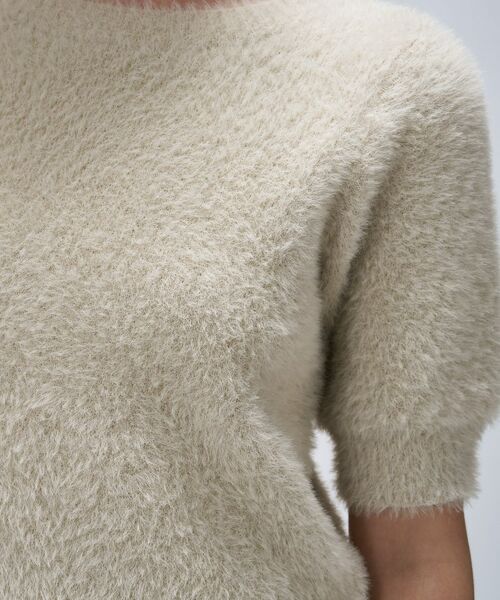 cloenc / クロエンス ニット・セーター | 【手洗い可】フェザーヤーンハーフスリーブニット | 詳細5