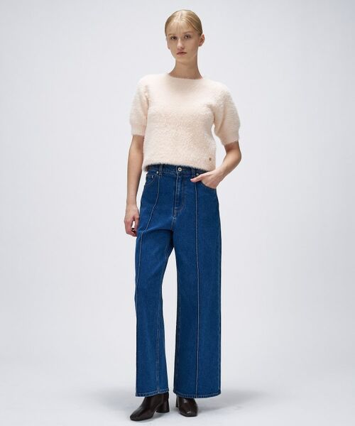 cloenc / クロエンス ニット・セーター | 【手洗い可】フェザーヤーンハーフスリーブニット | 詳細6