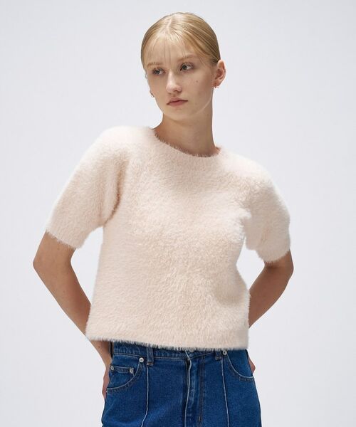 cloenc / クロエンス ニット・セーター | 【手洗い可】フェザーヤーンハーフスリーブニット | 詳細7