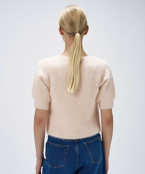 cloenc / クロエンス ニット・セーター | 【手洗い可】フェザーヤーンハーフスリーブニット | 詳細9