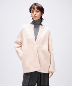 cloenc / クロエンス カーディガン・ボレロ | 【手洗い可】フェザーヤーンカーディガン