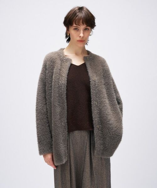 cloenc / クロエンス カーディガン・ボレロ | 【手洗い可】フェザーヤーンカーディガン | 詳細9