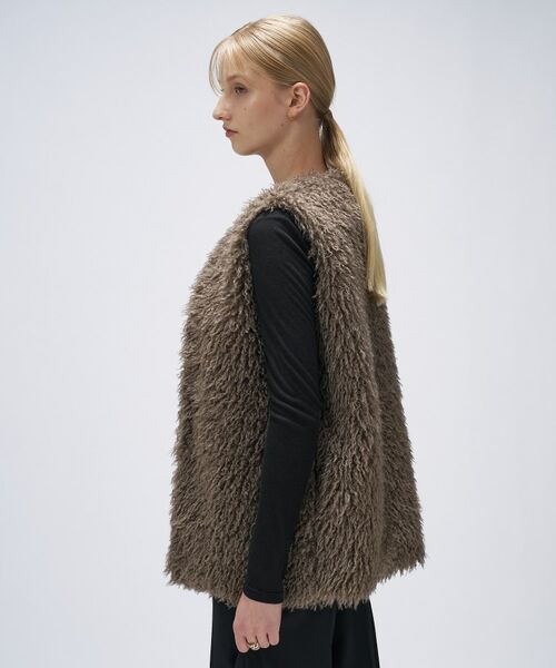 cloenc / クロエンス ベスト | 【手洗い可】フェイクファージレ | 詳細14