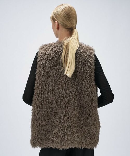 cloenc / クロエンス ベスト | 【手洗い可】フェイクファージレ | 詳細15