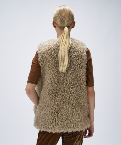 cloenc / クロエンス ベスト | 【手洗い可】フェイクファージレ | 詳細5