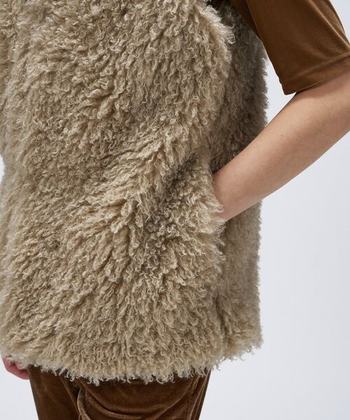 cloenc / クロエンス ベスト | 【手洗い可】フェイクファージレ | 詳細9
