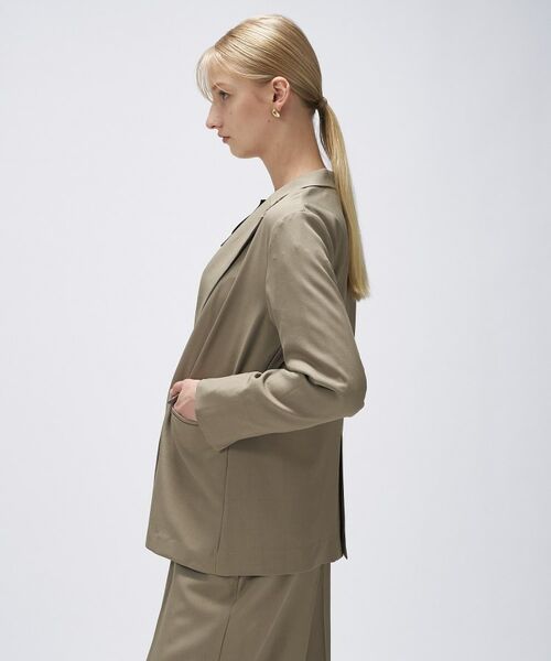 cloenc / クロエンス テーラードジャケット | 【セットアップ／手洗い可】ポイントカラーテーラードジャケット | 詳細15