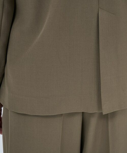 cloenc / クロエンス テーラードジャケット | 【セットアップ／手洗い可】ポイントカラーテーラードジャケット | 詳細20