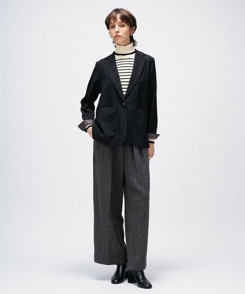 cloenc / クロエンス テーラードジャケット | 【セットアップ／手洗い可】ポイントカラーテーラードジャケット | 詳細21