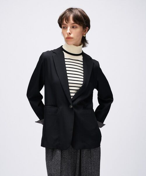 cloenc / クロエンス テーラードジャケット | 【セットアップ／手洗い可】ポイントカラーテーラードジャケット | 詳細22