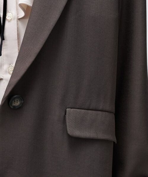 cloenc / クロエンス テーラードジャケット | 【セットアップ／手洗い可】ポイントカラーテーラードジャケット | 詳細5
